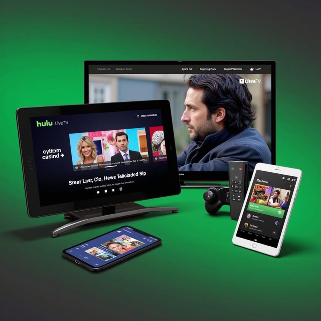 Hulu Live TV Football on Devices