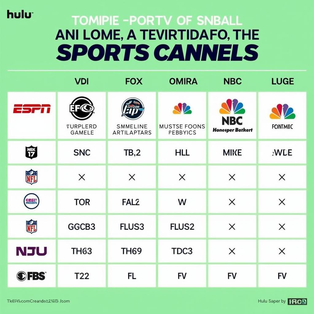 Hulu + Live TV Sports Package Information