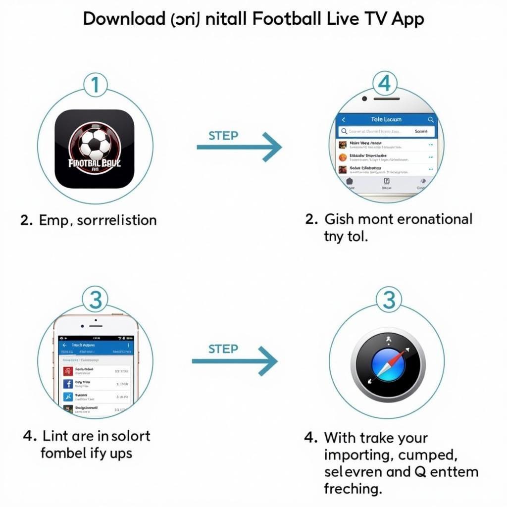 Installing a Football Live TV App on a Smartphone