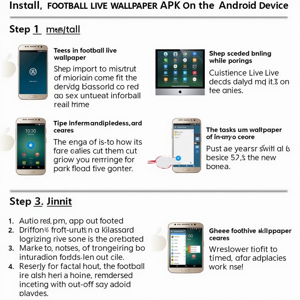 Steps to Install a Football Live Wallpaper APK