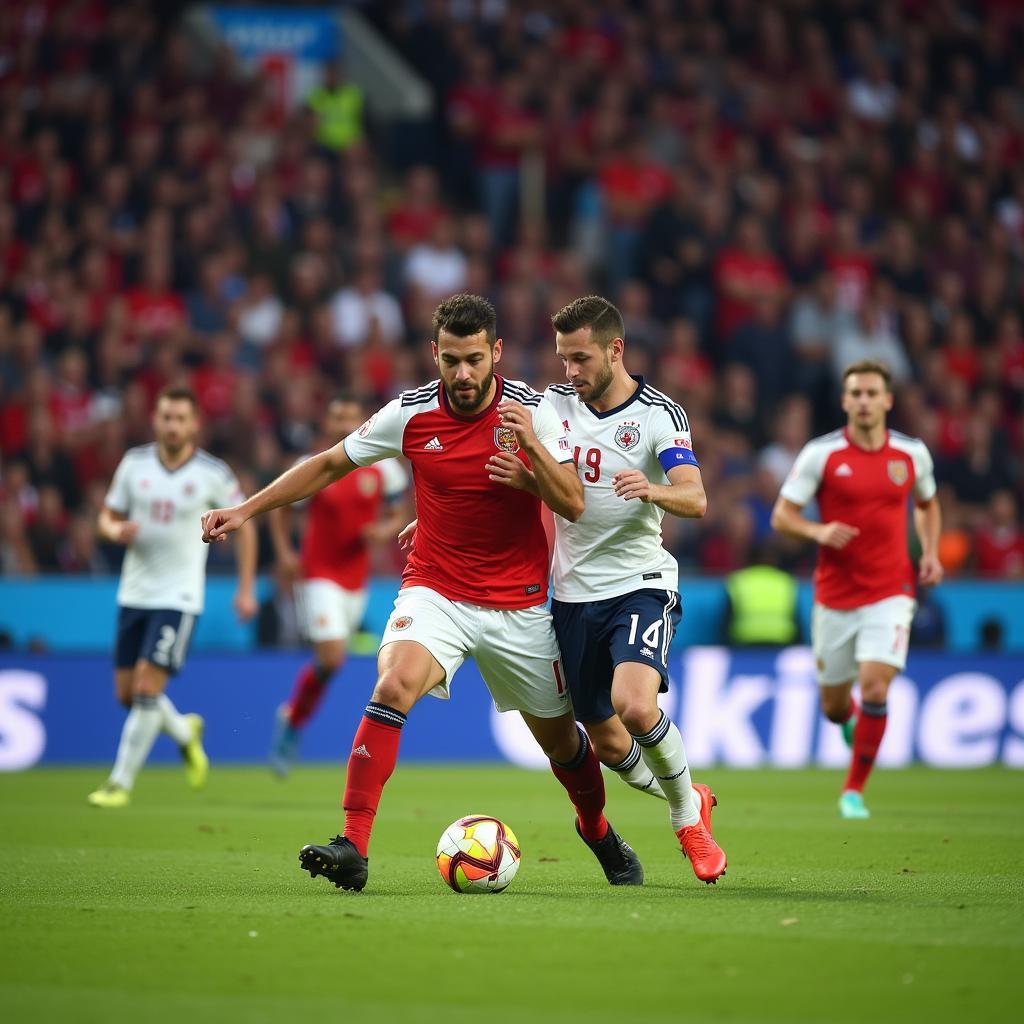 International Friendly Match Scene