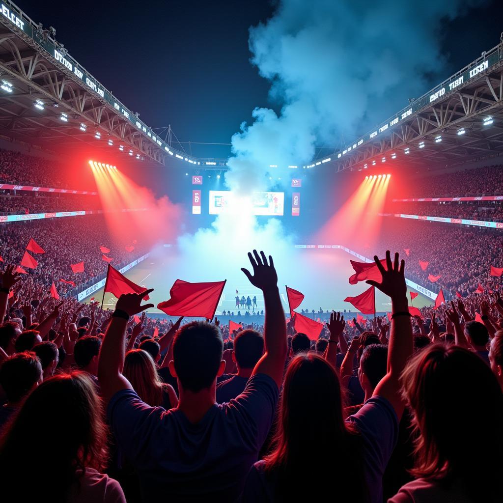 Iran vs China Fans Atmosphere