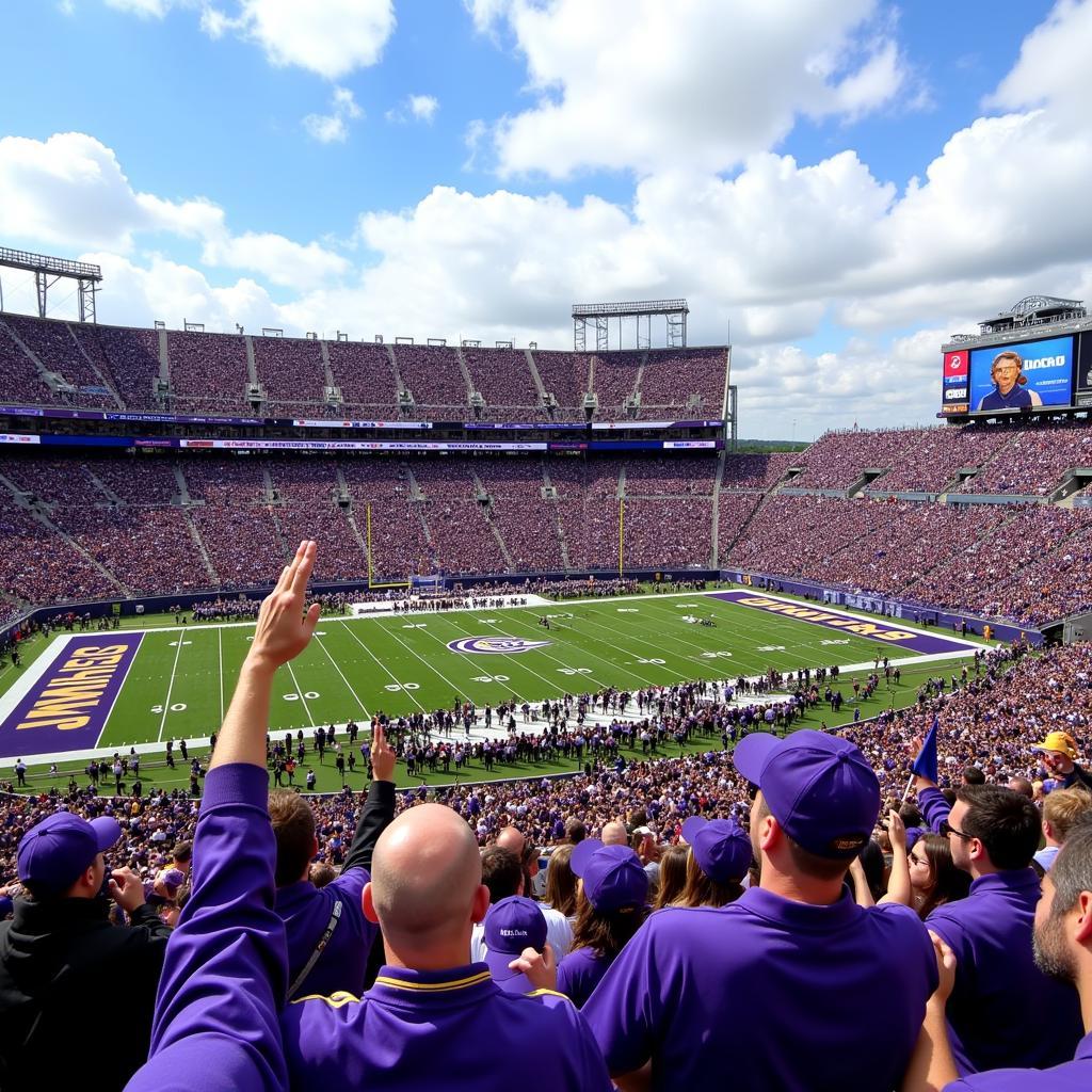 JMU Football Game Day Atmosphere