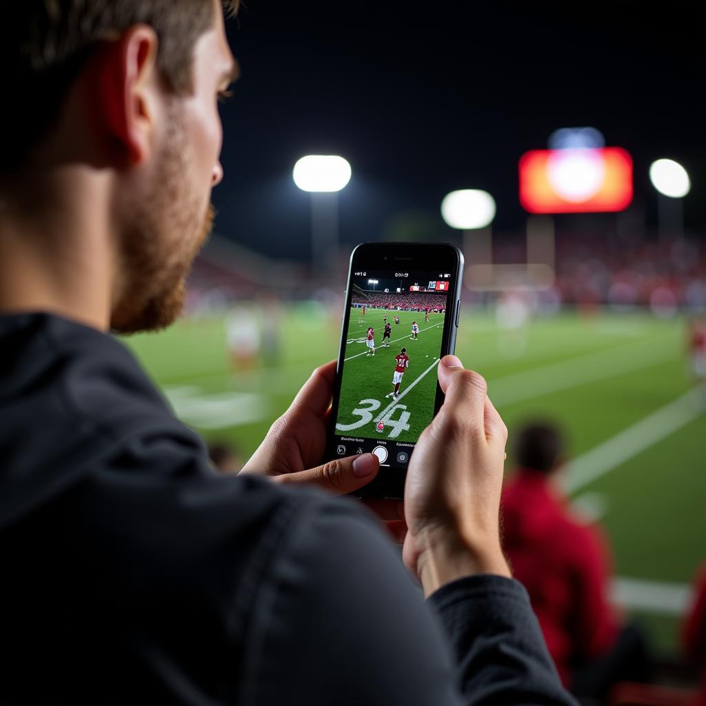 Kaukauna High School Football Live Stream on Mobile Device