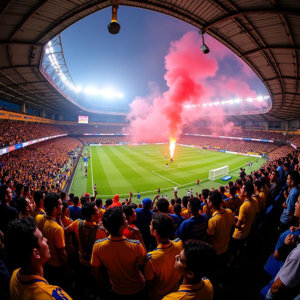 Kerala Blasters FC Fans Celebrating