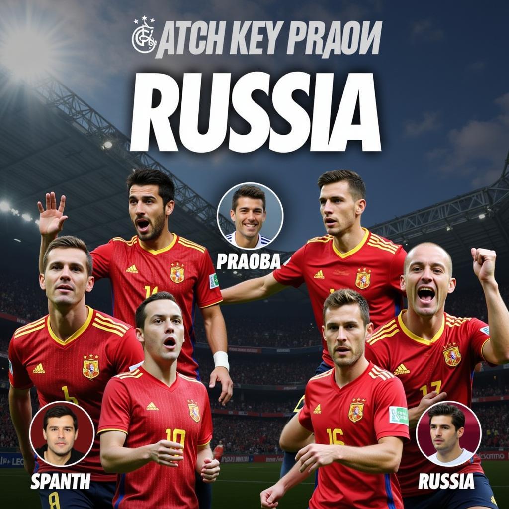 Key Players in Spain vs Russia Match