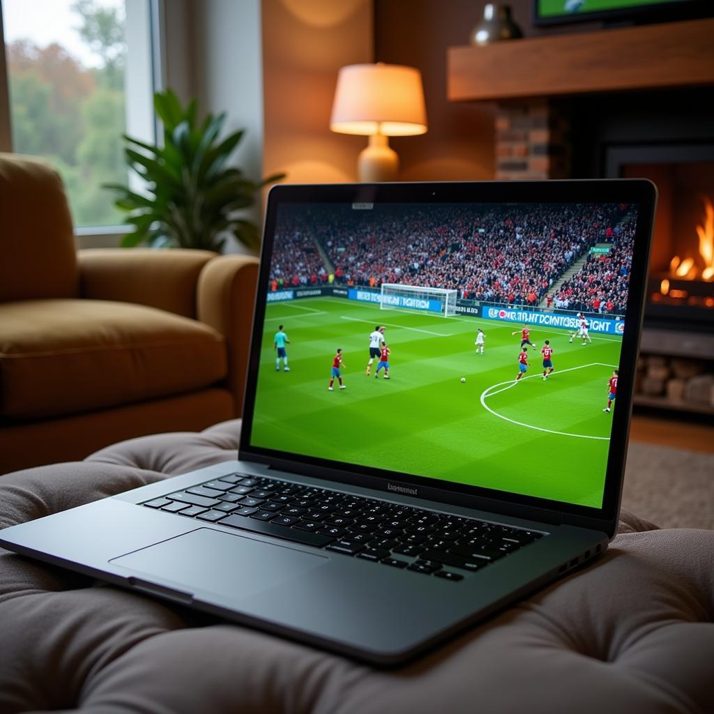 Laptop optimized for football streaming