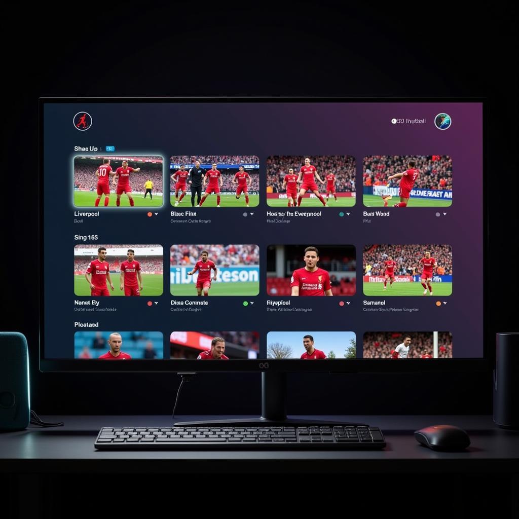 Legal streaming platforms showing Liverpool matches