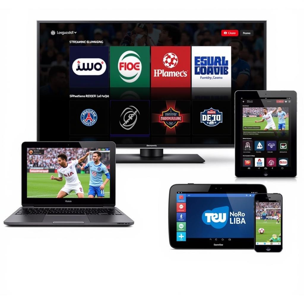 Various Legitimate Football Streaming Platforms on Different Devices