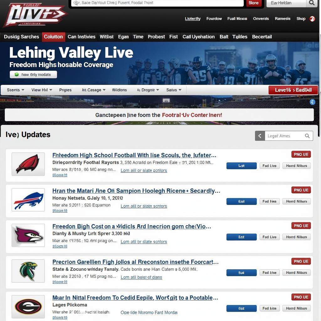 Lehigh Valley Live Football Coverage of Freedom High School