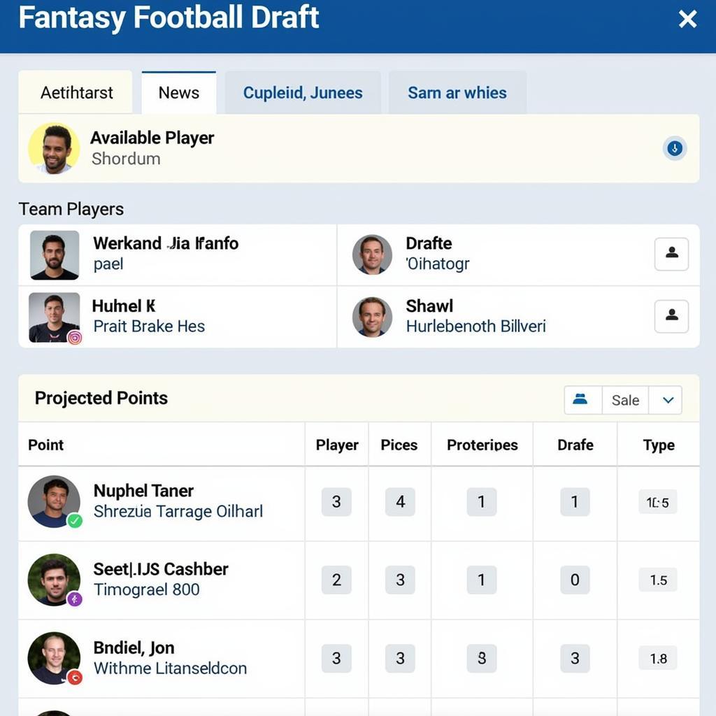 Live Draft Tracker In Action