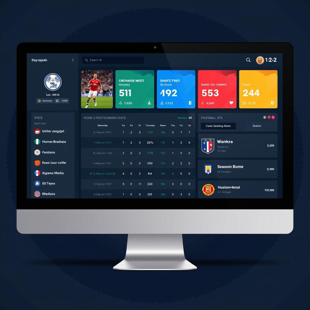 Live Football Game Stats Dashboard