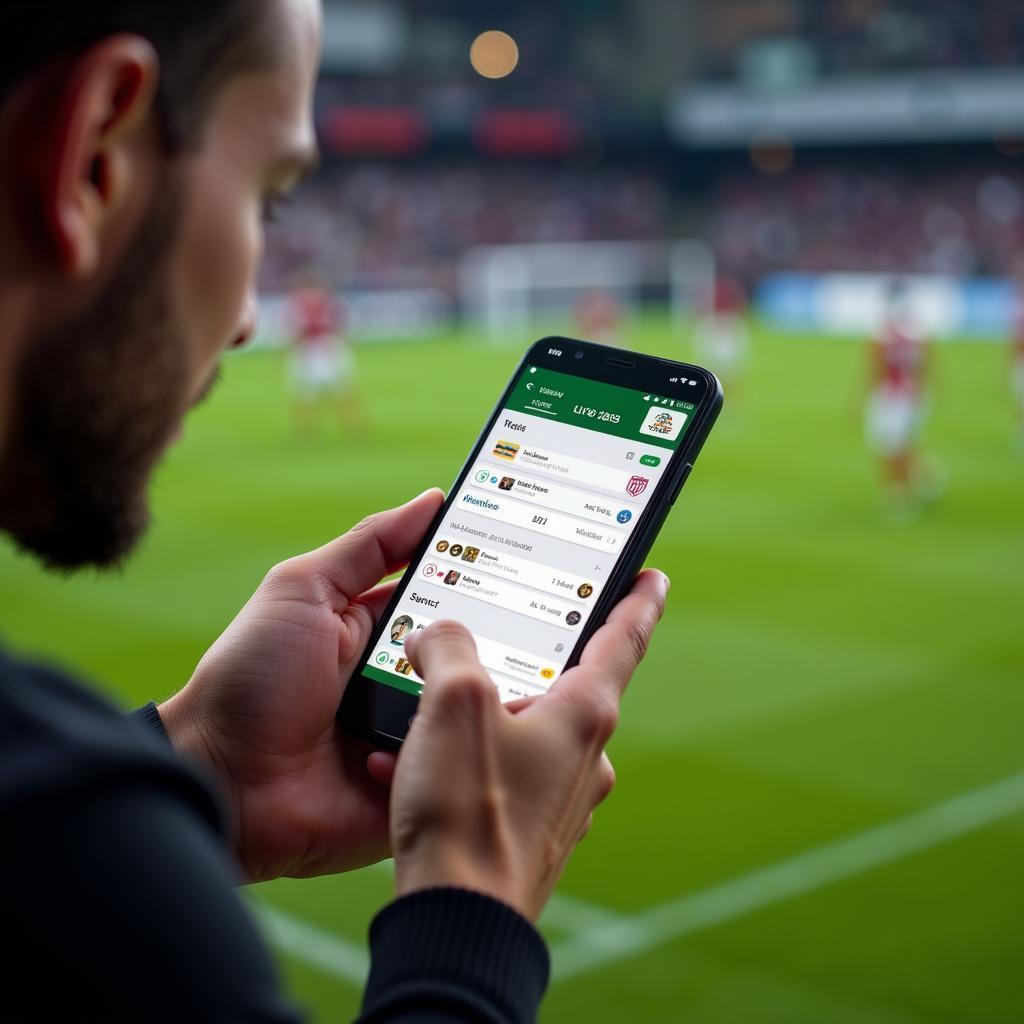 Live Football Scores on Mobile Phone