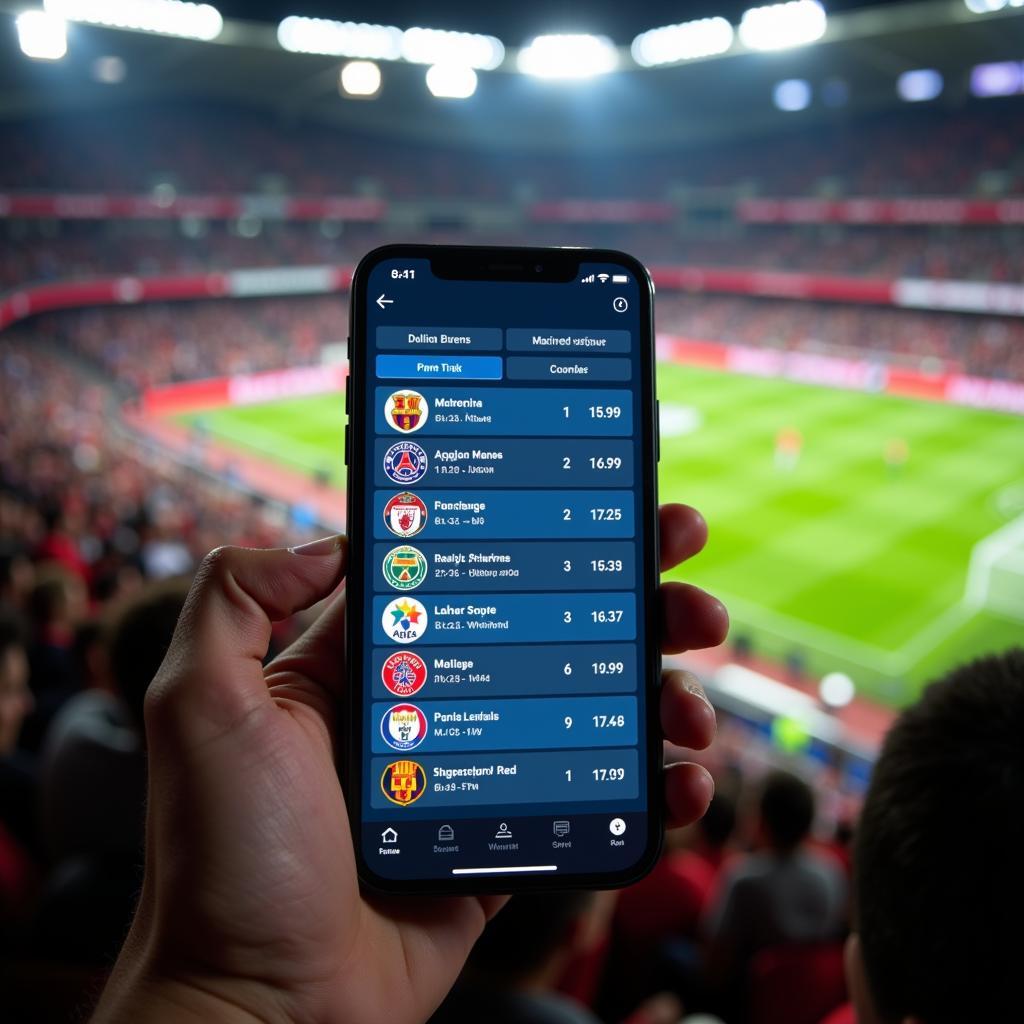 Live Football Scores Updates on Mobile