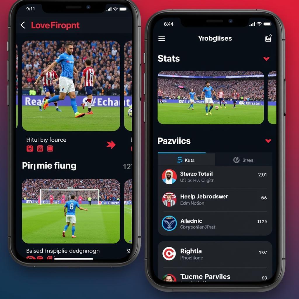 Live Football Streaming App Features