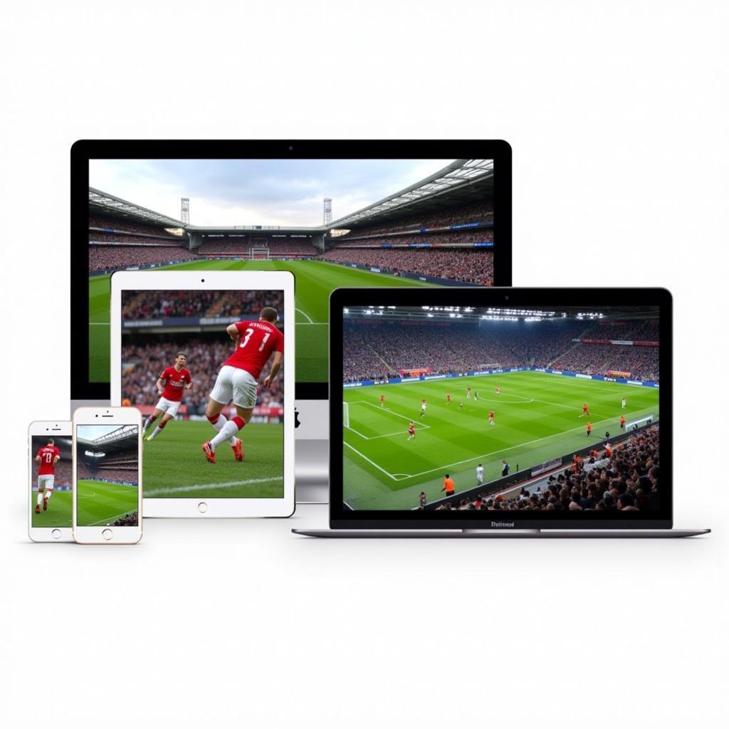 Live Football Streaming App on Multiple Devices