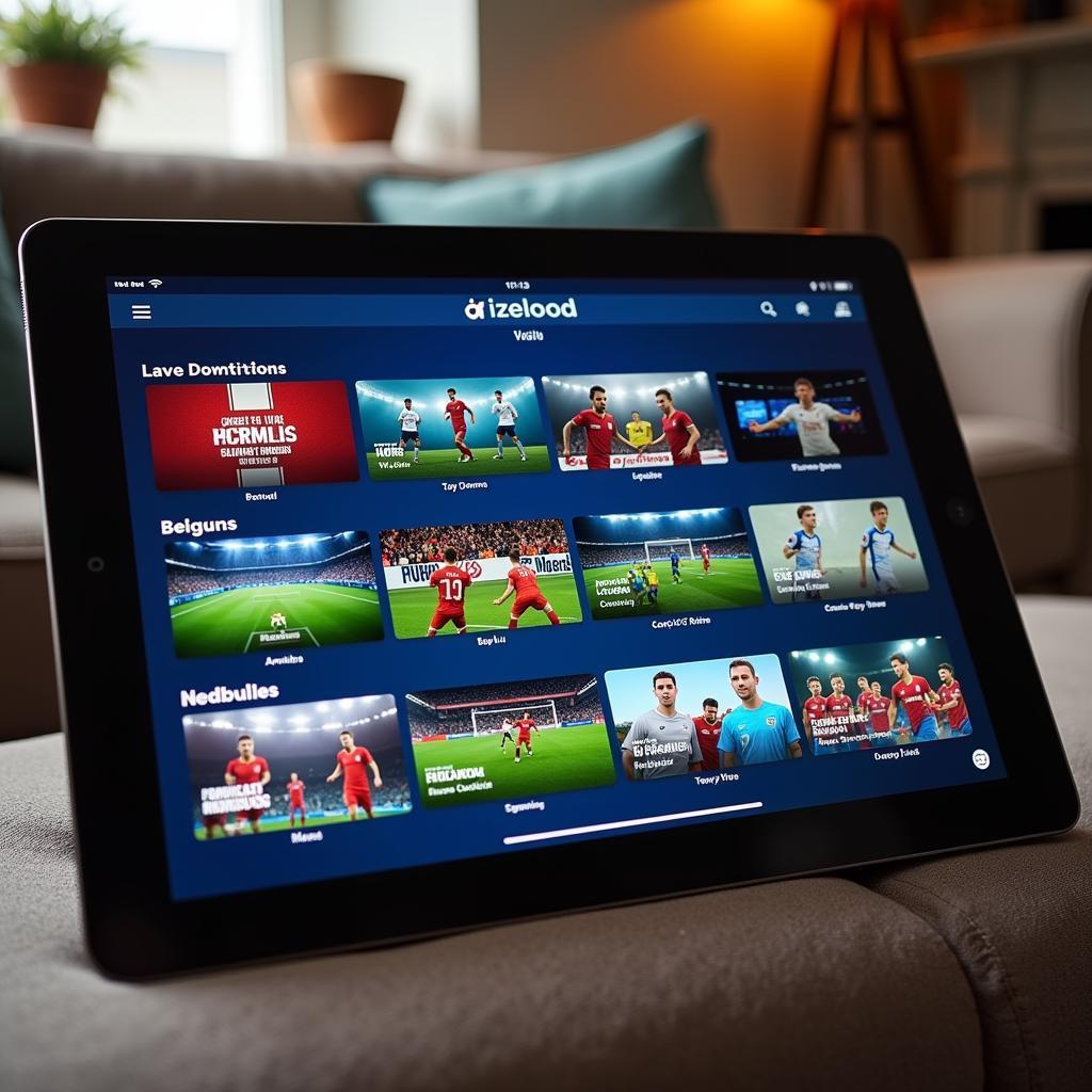 Live Football Streaming Apps on iPad