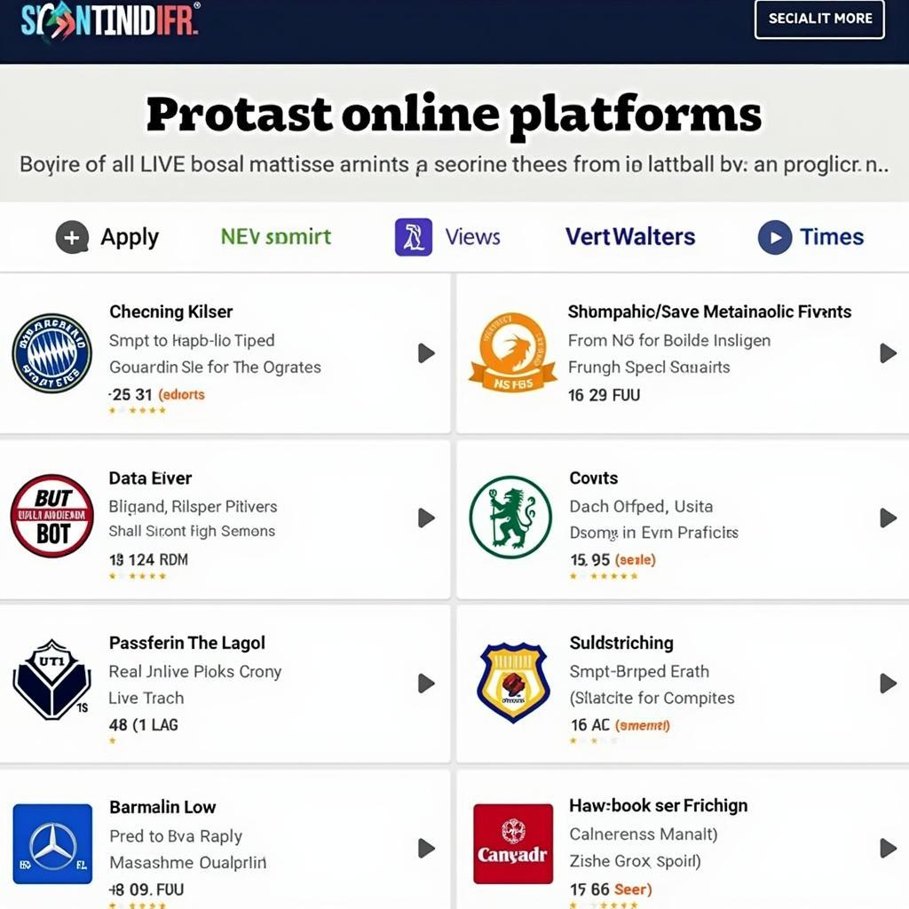 Live Football Streaming Platforms