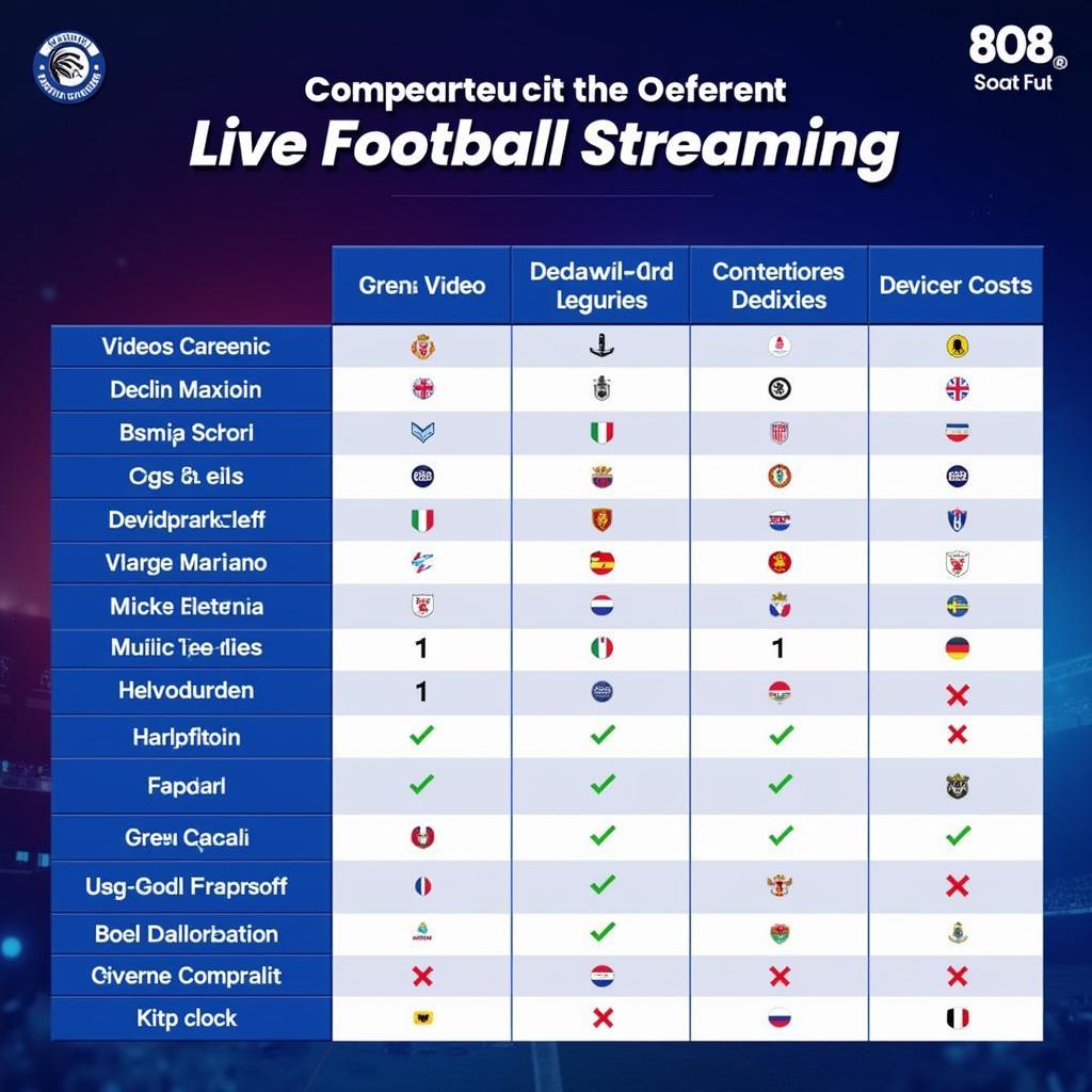 Comparing Live Football Streaming Platforms