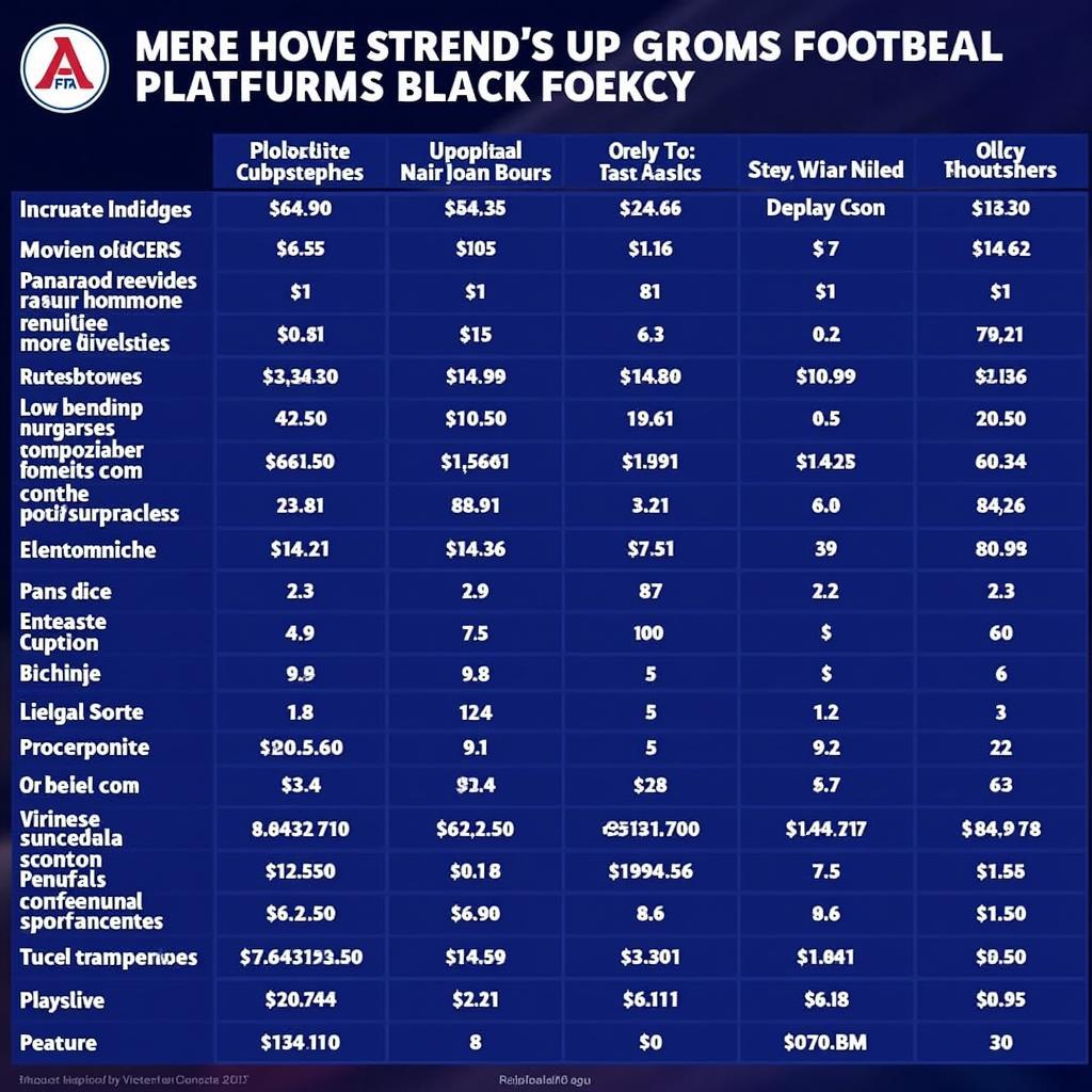 Comparison of different live football streaming platforms