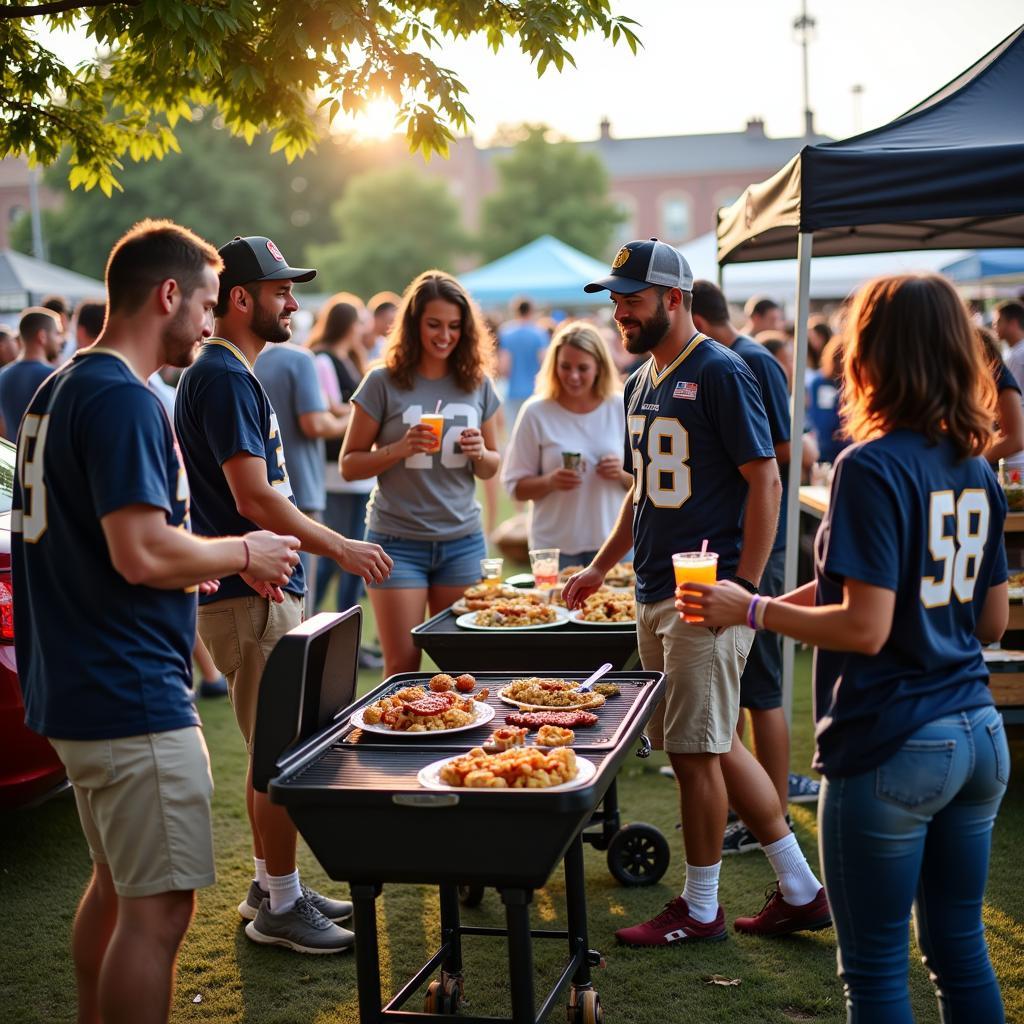 Tailgate Party at Live Oak Football Game