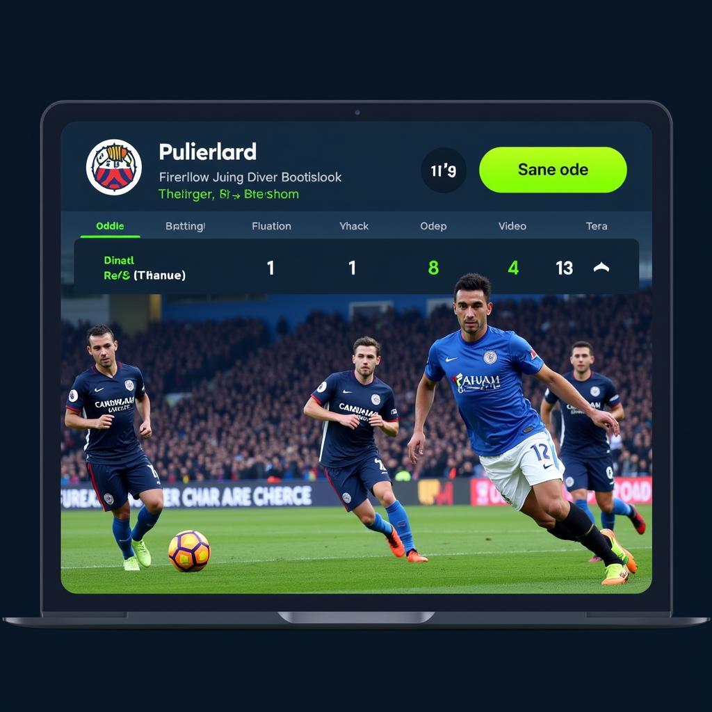 Live Score Display on a Betting Platform