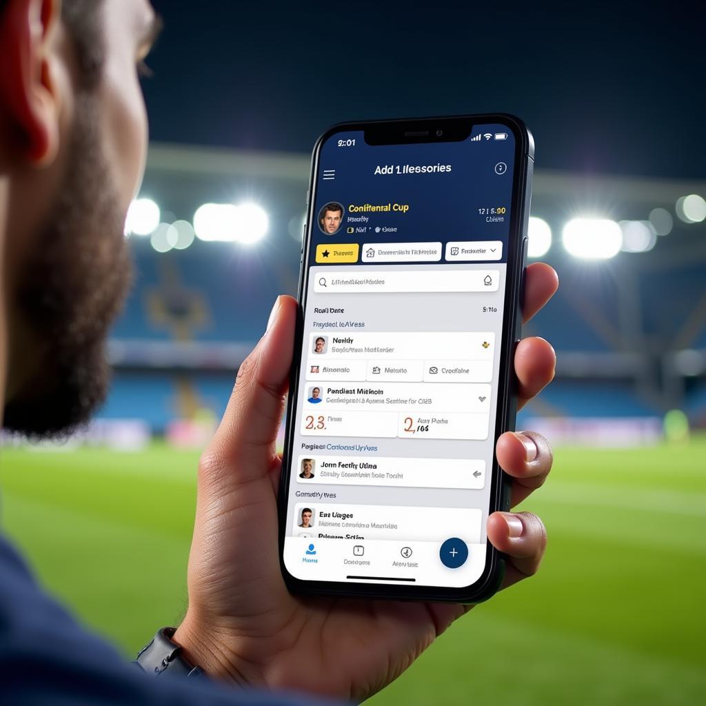 Live Score Updates on Your Mobile Device