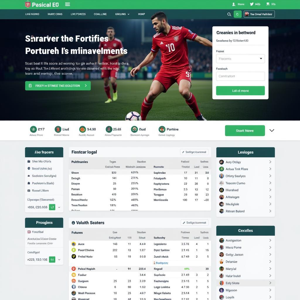 Live Score Platform Features