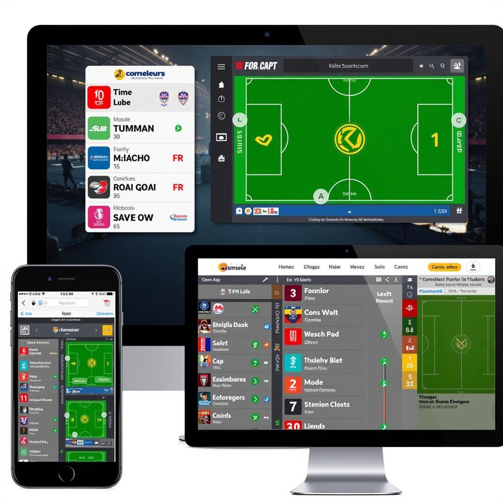 Live Score Websites and Apps on Mobile and Desktop