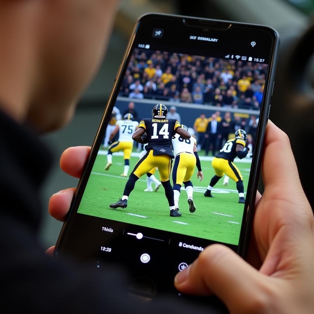 Live Streaming Steelers Football on Phone