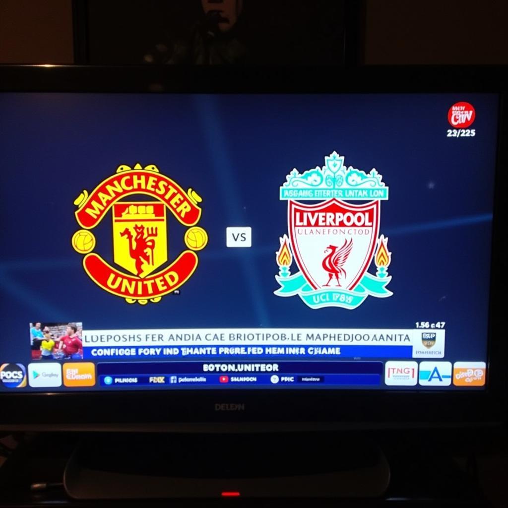 Manchester United vs Liverpool TV Broadcast