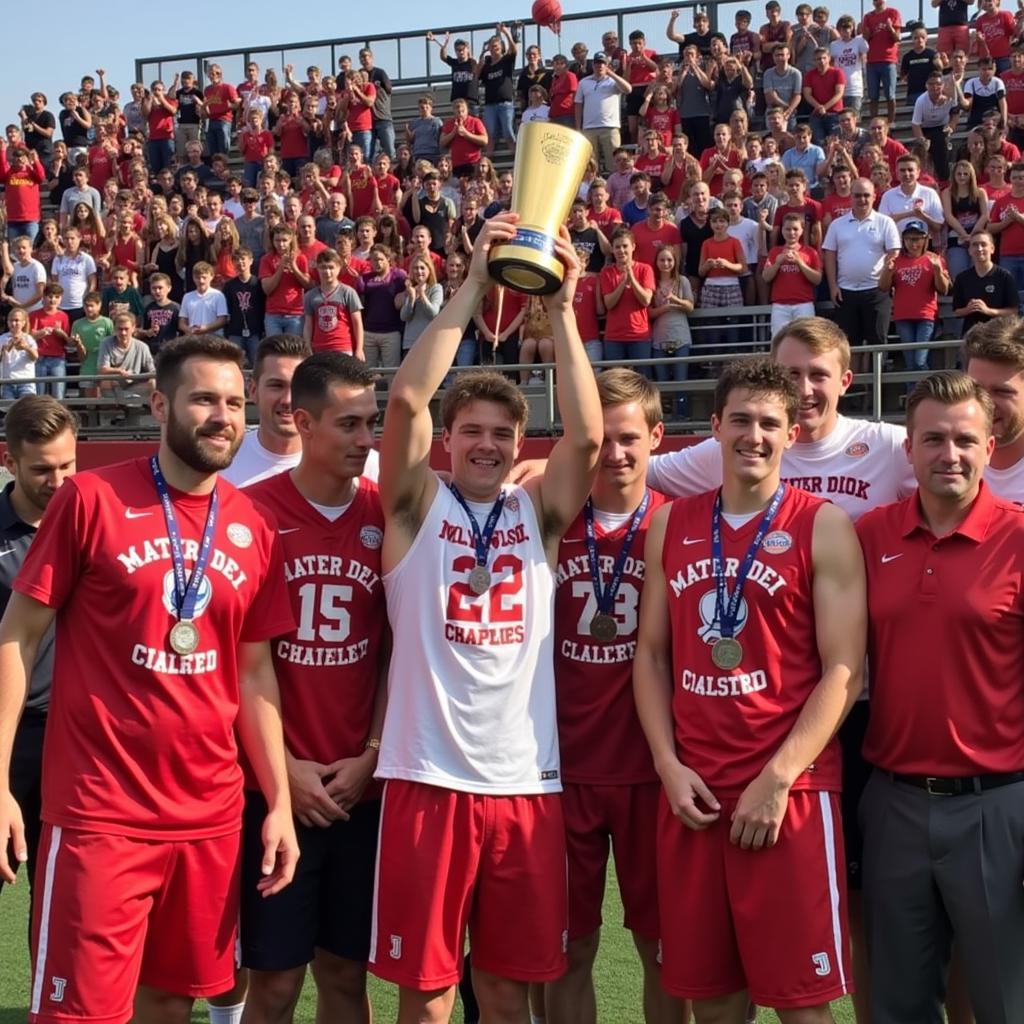 Mater Dei Football Championship Celebration