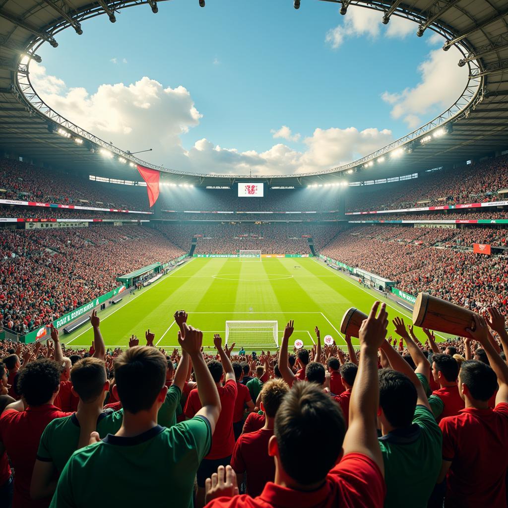 Mexican Football Fans Create an Electric Atmosphere