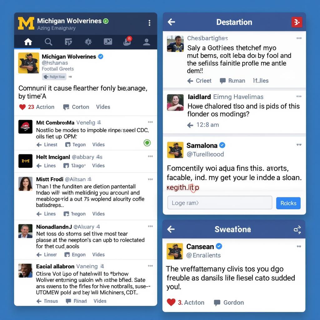 Michigan Wolverines Football Live Stream on Social Media