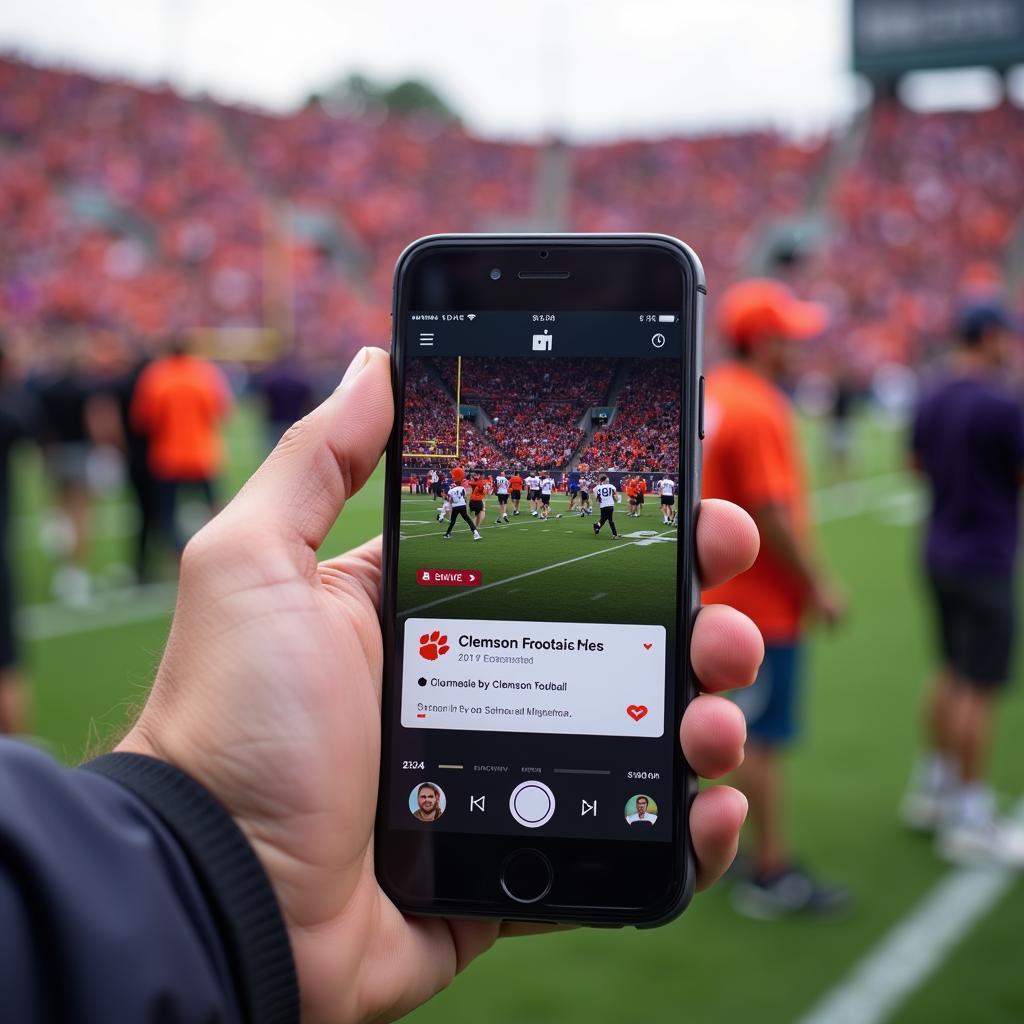 Mobile Apps for Clemson Football