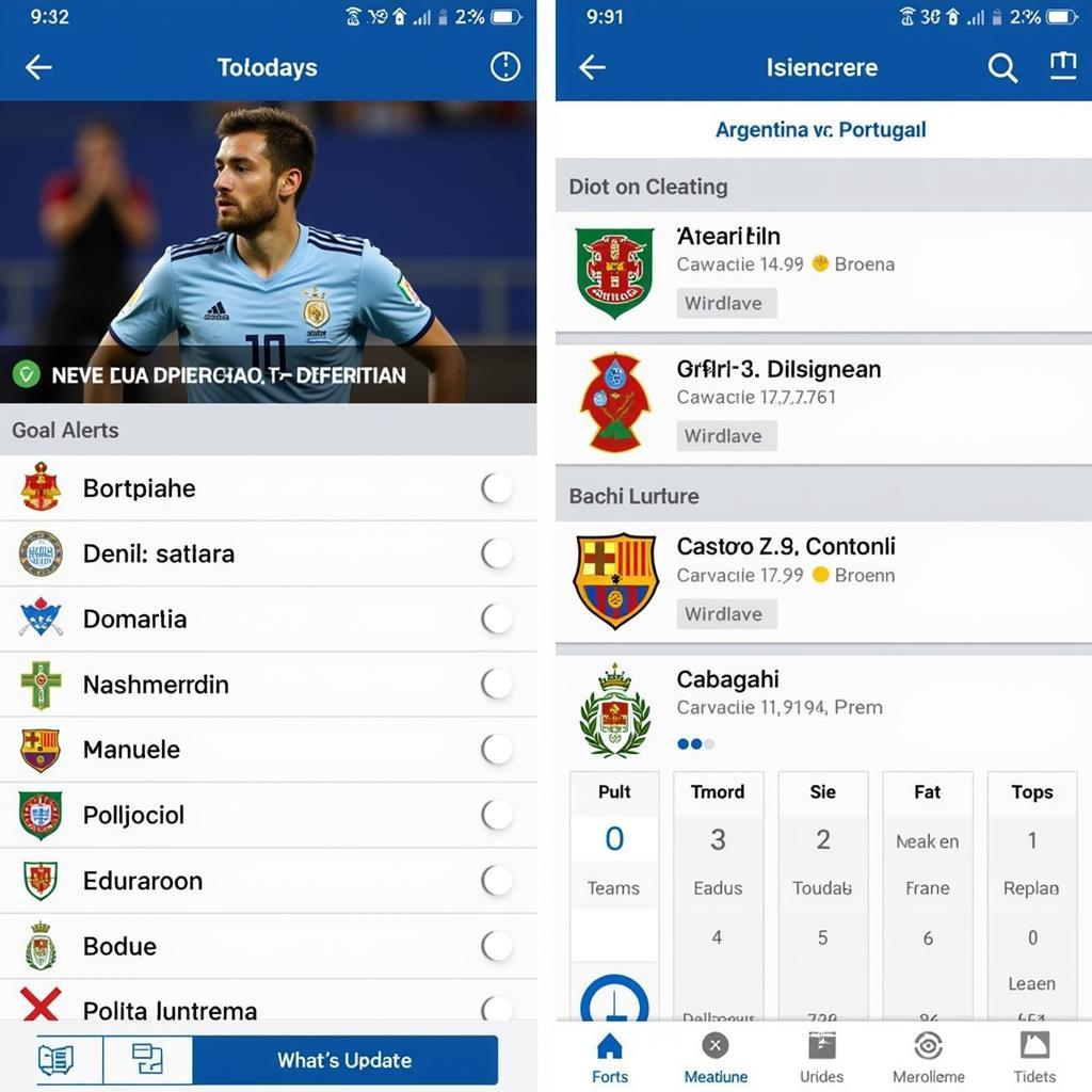 Mobile Apps for Live Football Scores