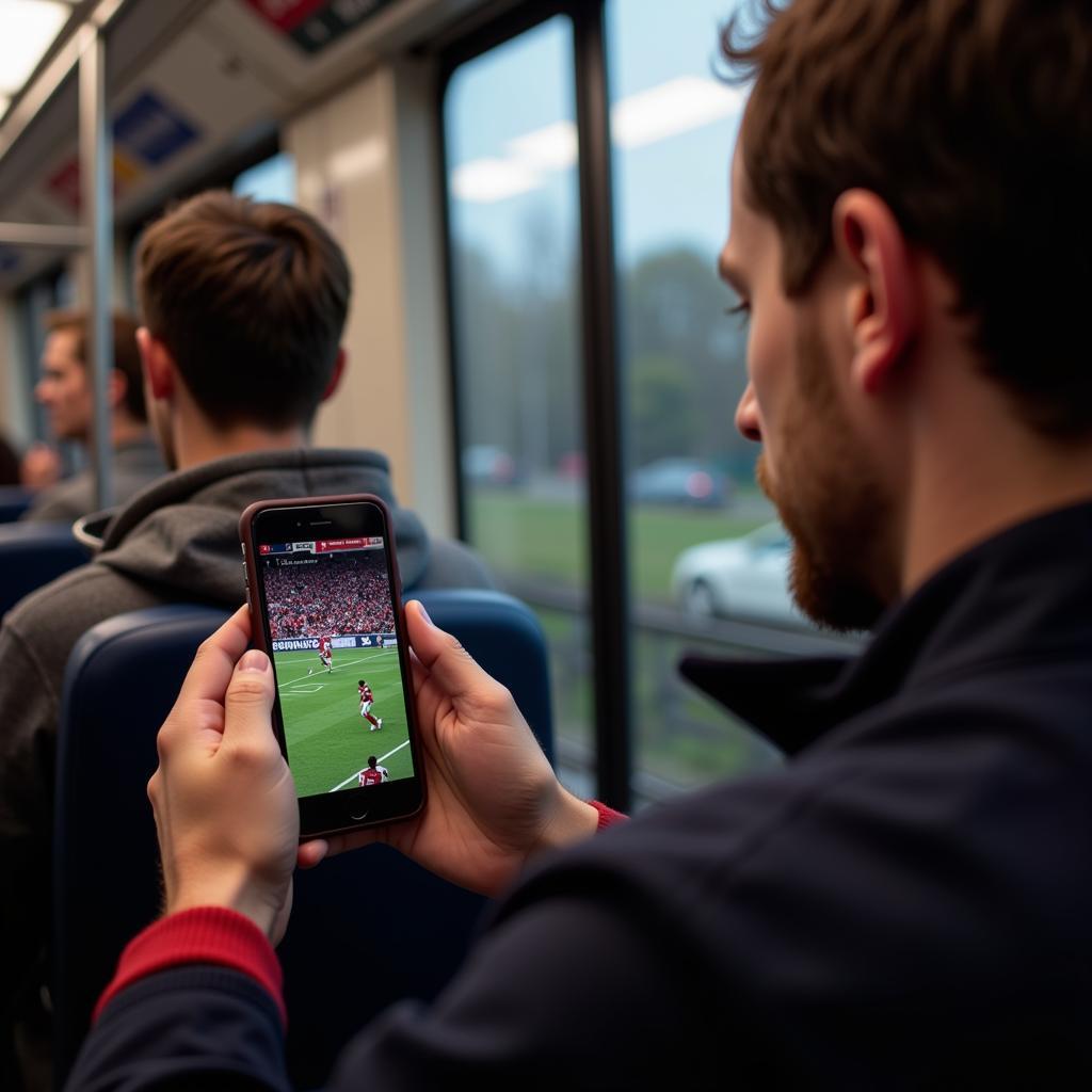 Watching Georgia Football on a Mobile Phone