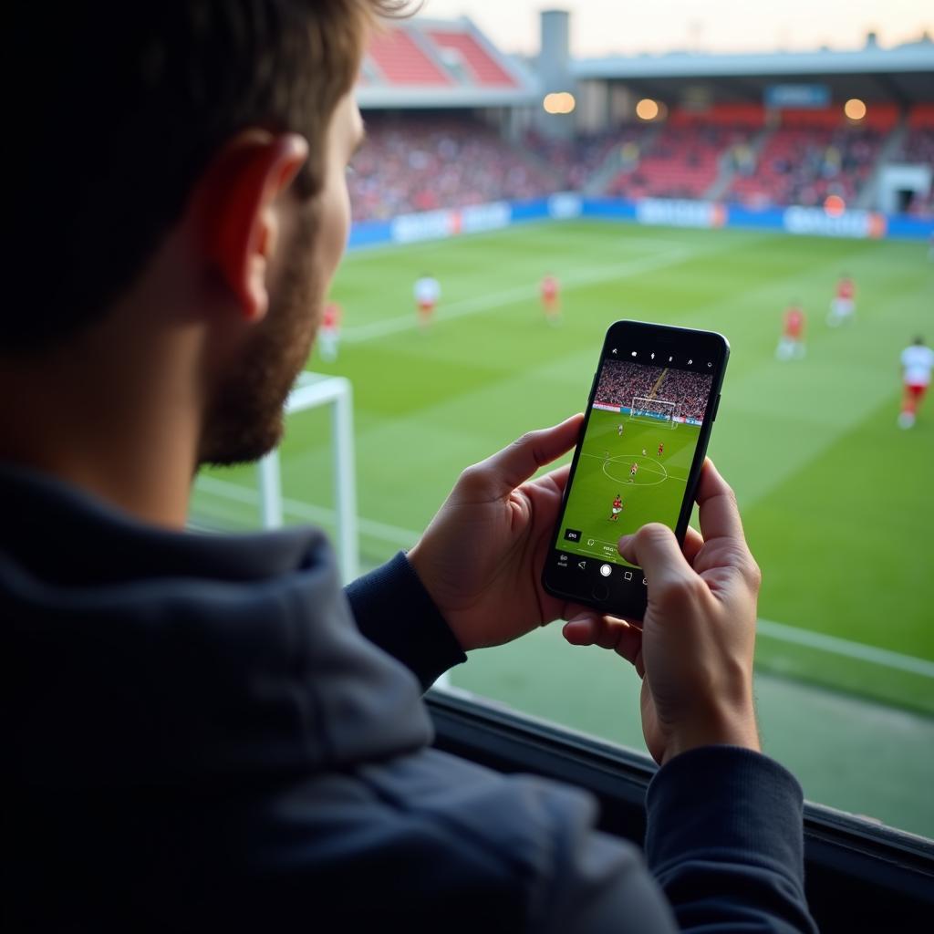 Watching Football on Mobile Devices