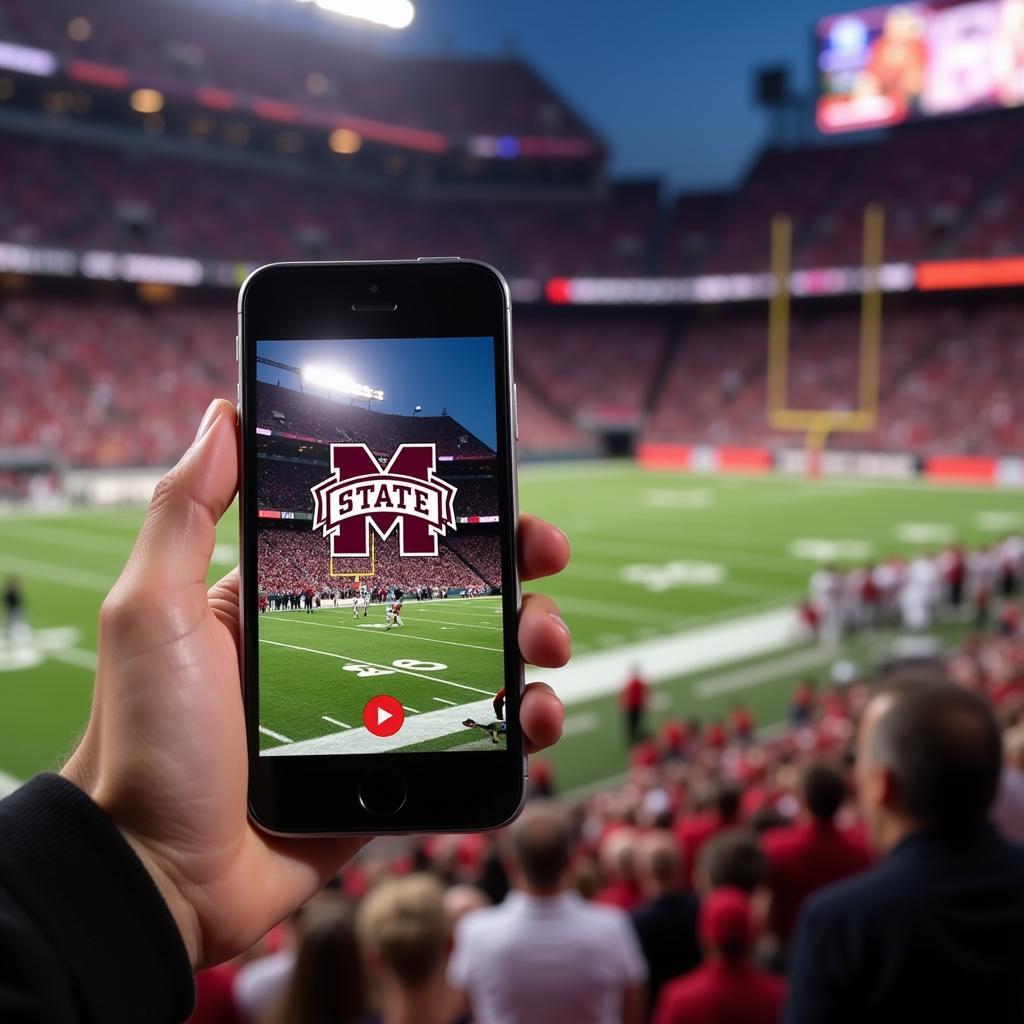 Mobile Streaming College Football in Mississippi