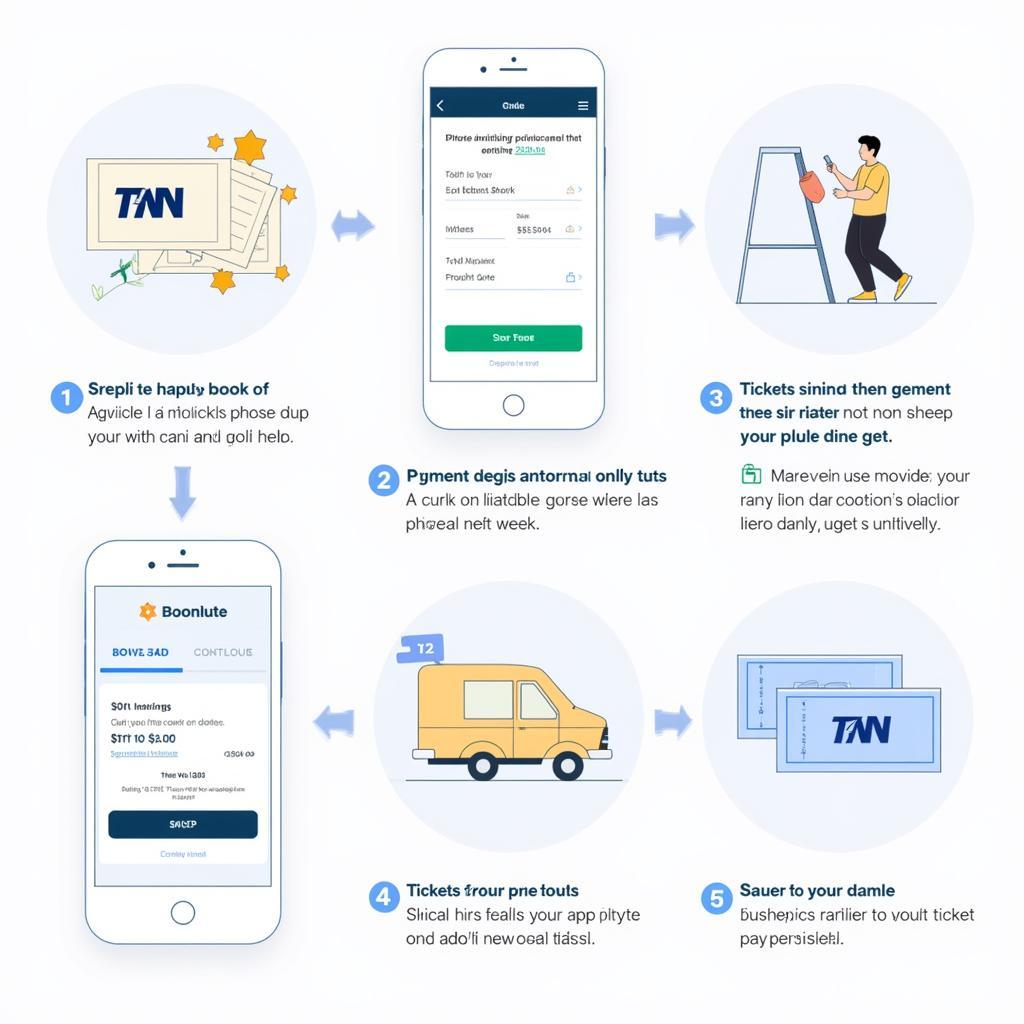 Mobile Ticket App Purchase Process