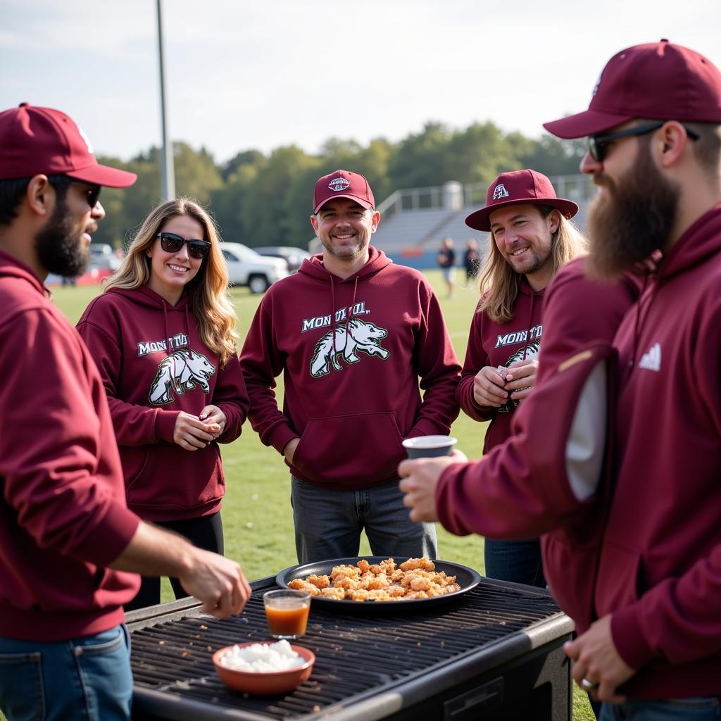 Montana Grizzlies Football Fans Tailgating