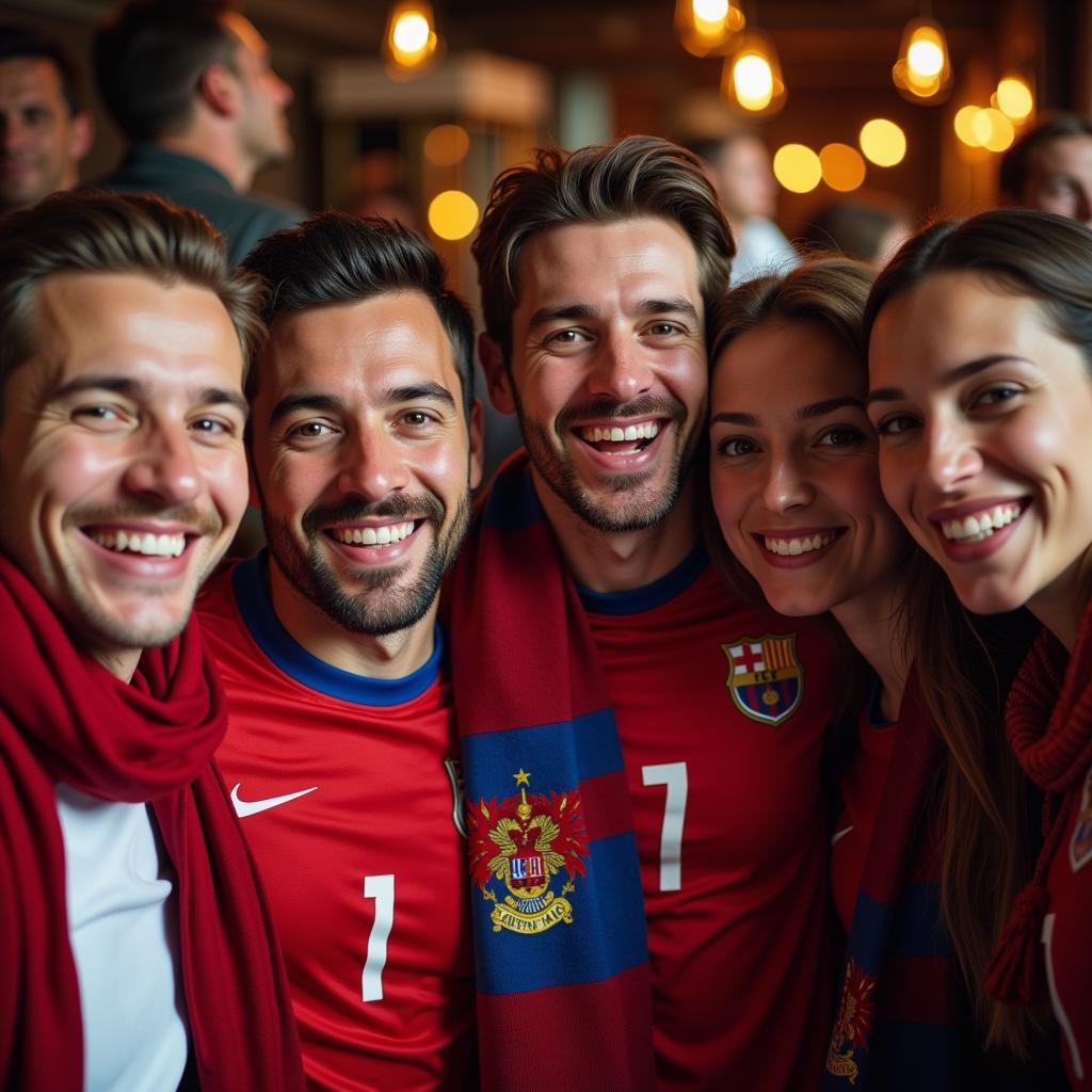 Moscow Football Fan Community - Fans celebrating together