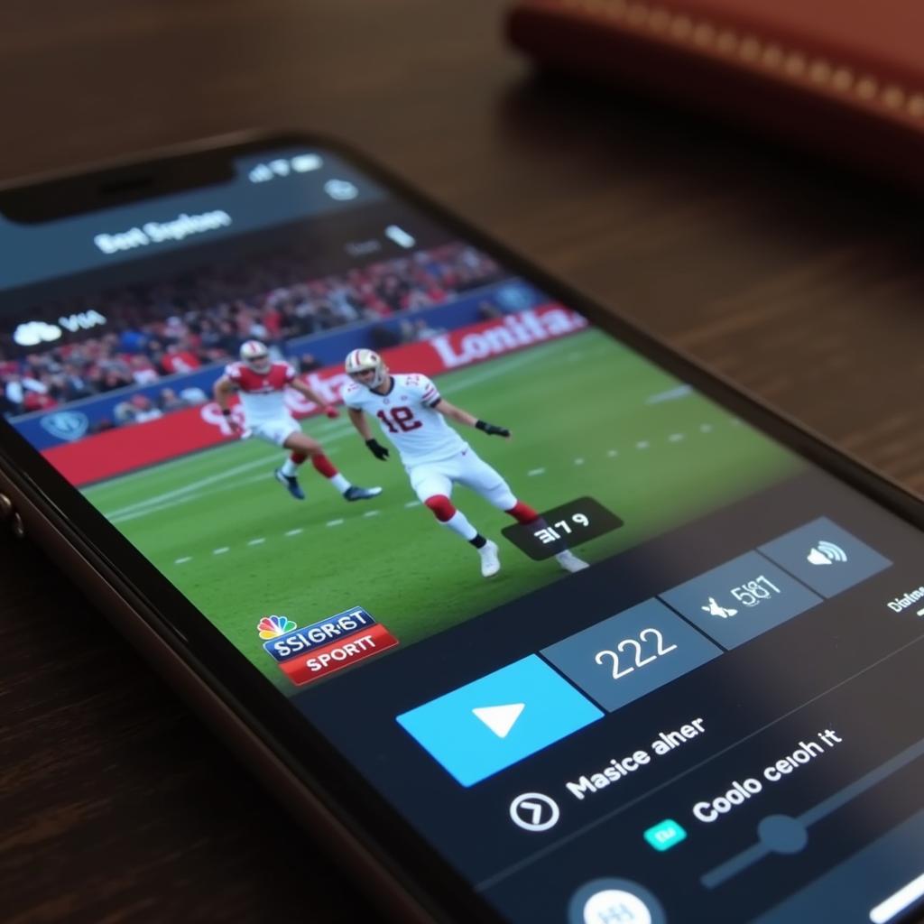 NBC Sports App Mobile Streaming Interface