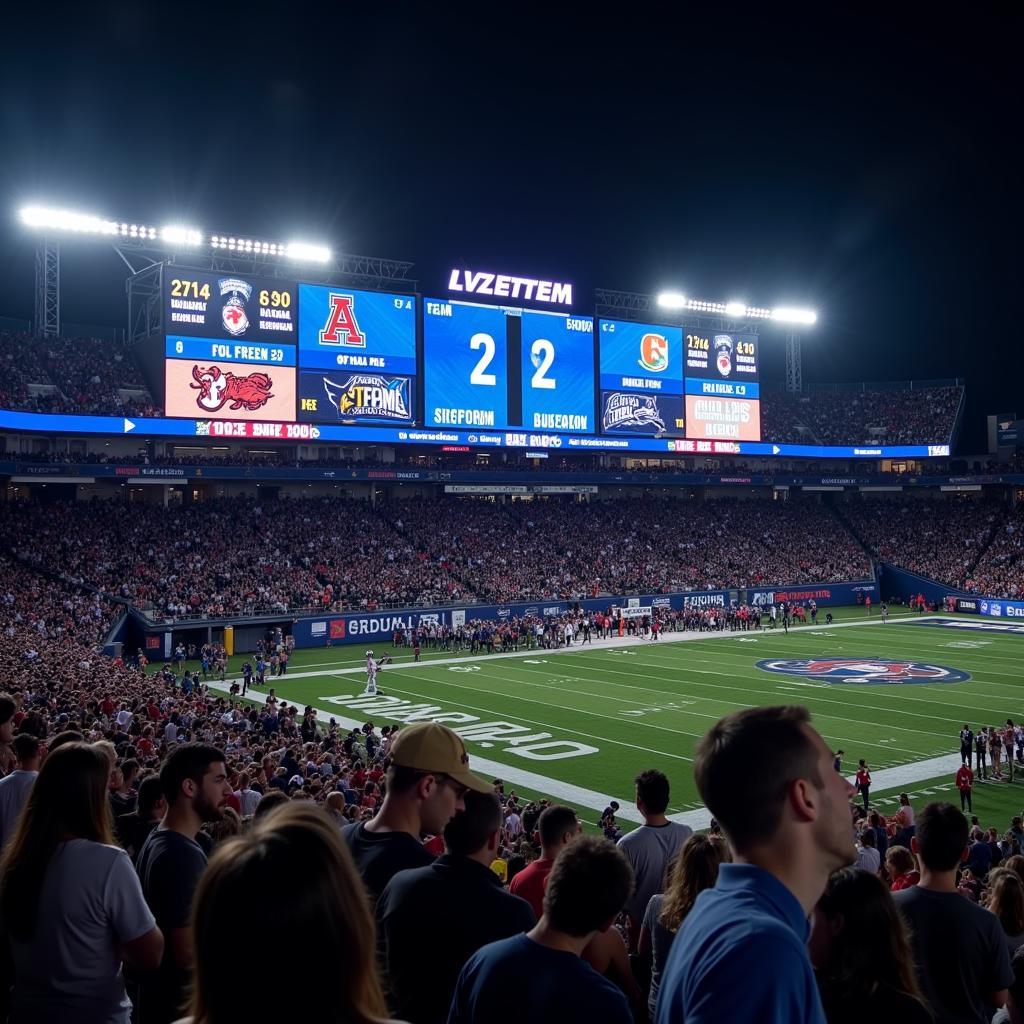 NCAA Football Live Scoreboard