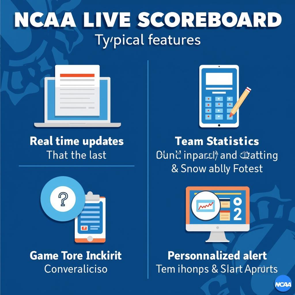 Features of NCAA Live Scoreboard