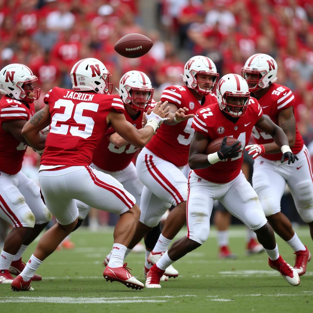 Nebraska Huskers Execute a Trick Play