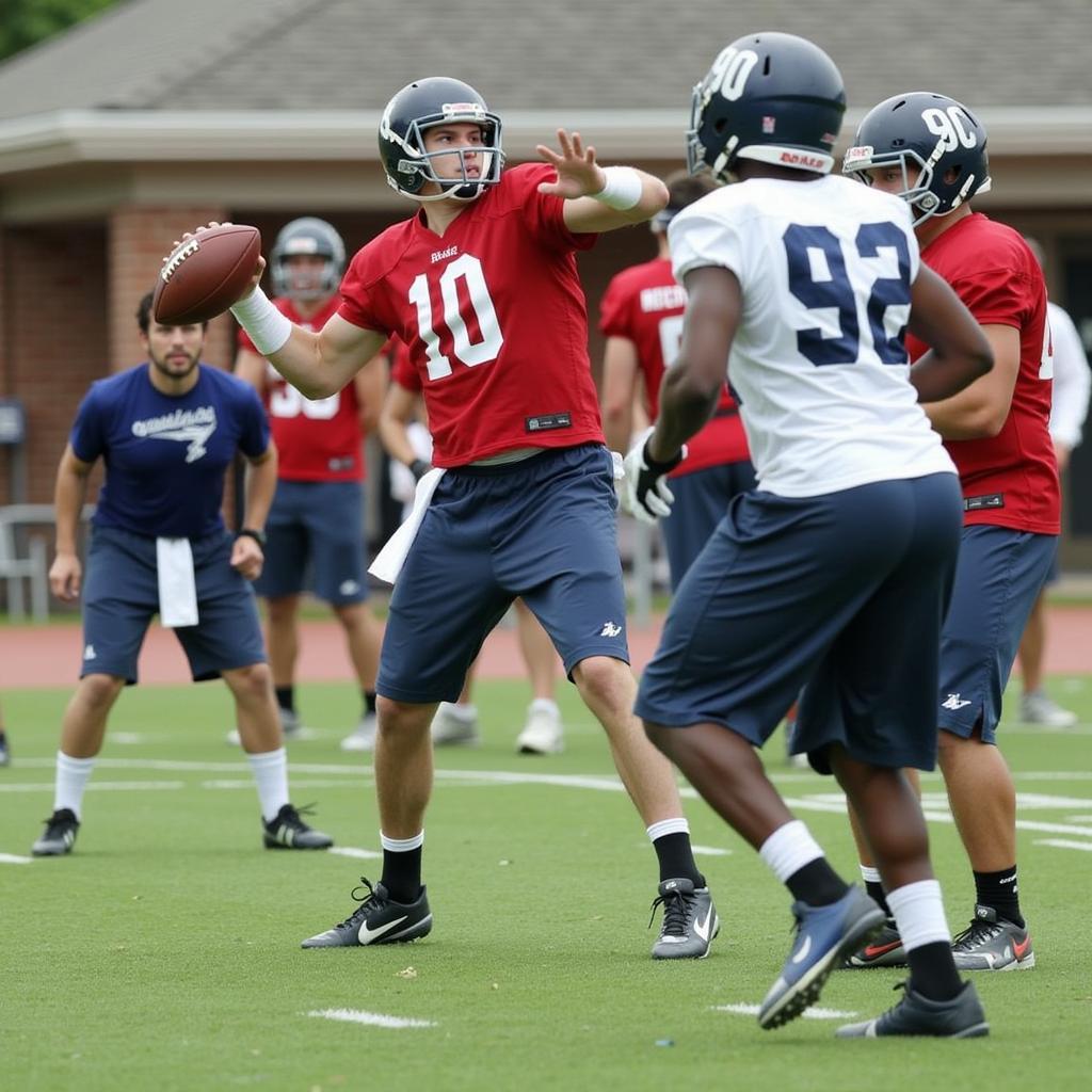 OFA Quarterback Passing Drill