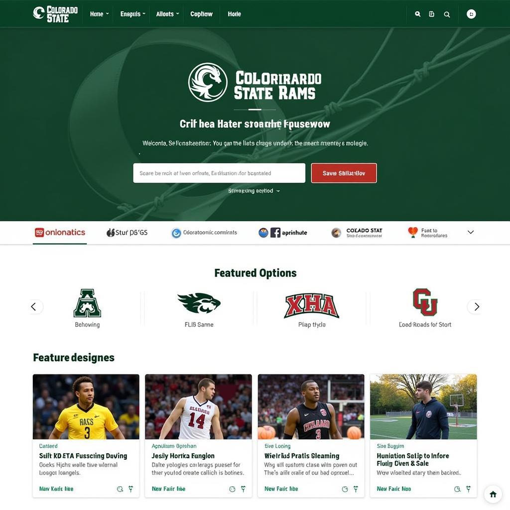 Official Colorado State Rams Streaming Platform