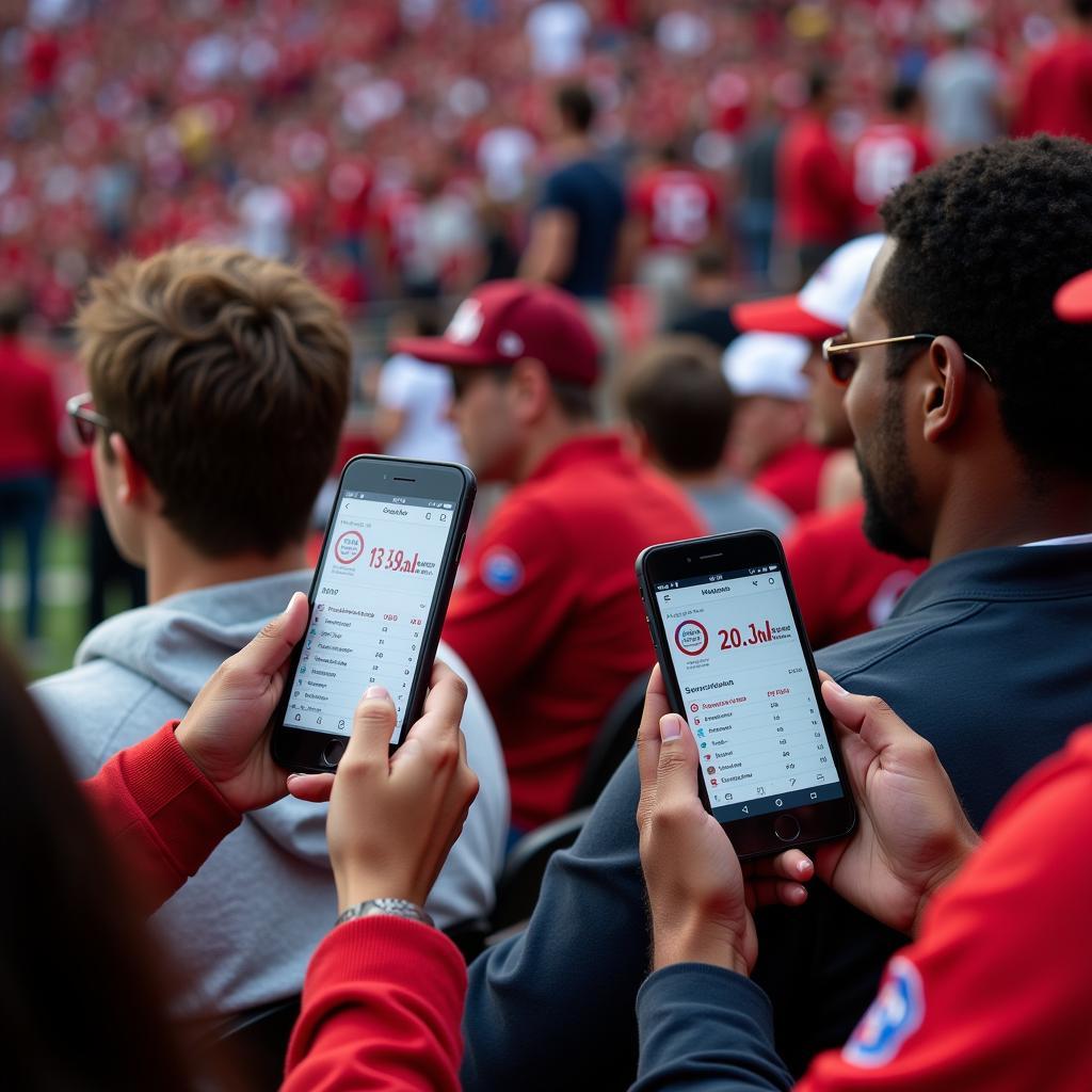 Ole Miss Football Fan Engagement with Live Stats