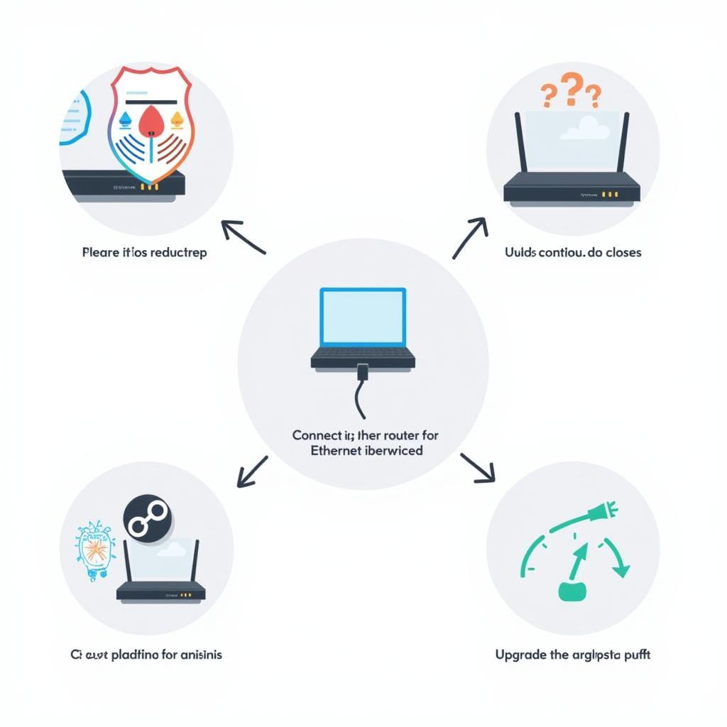 An infographic showing ways to optimize internet connection for streaming NFL games.